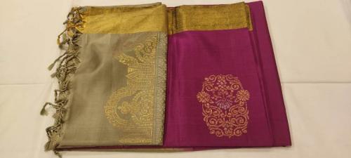 SOFT SILK SAREE WITH BLOUSE